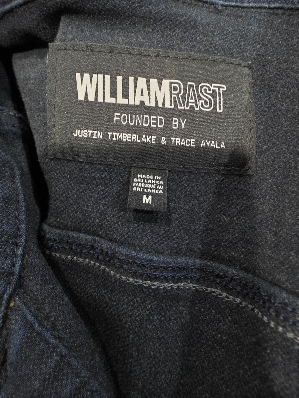 950 William Rast Men's Erwin Denim Jacket - Soft Stretch Indigo - Size M - Picture 4 of 6